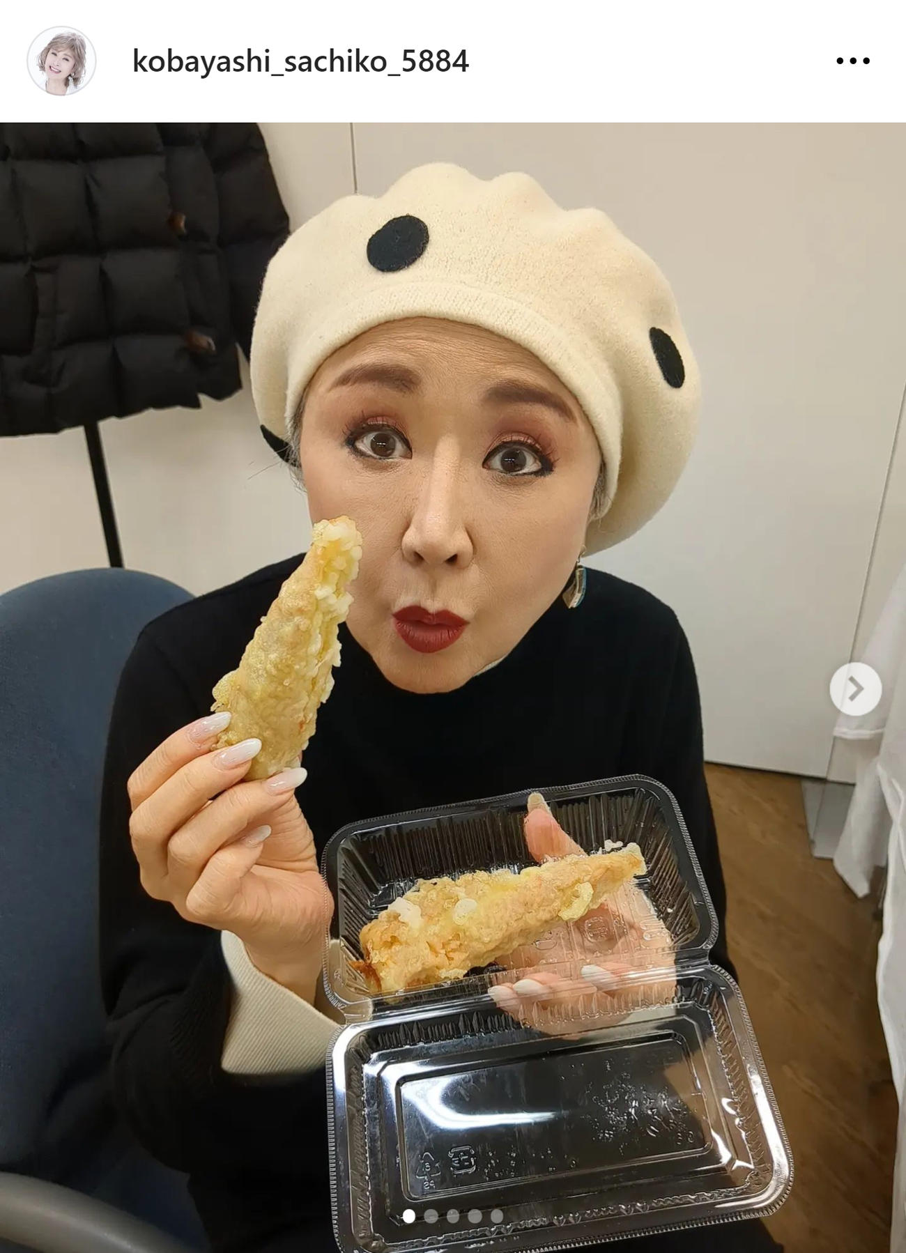 小林幸子のインスタグラムから