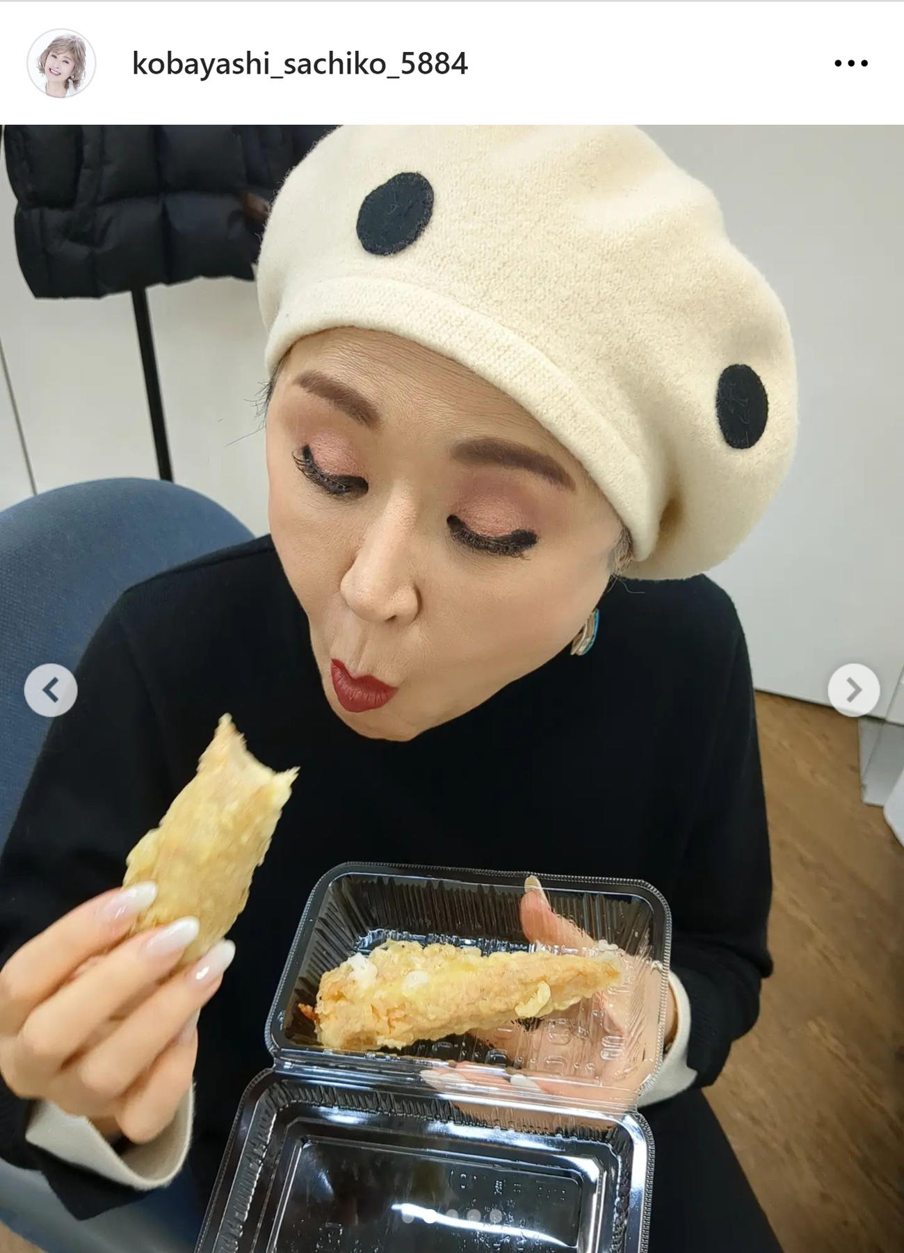 小林幸子のインスタグラムから