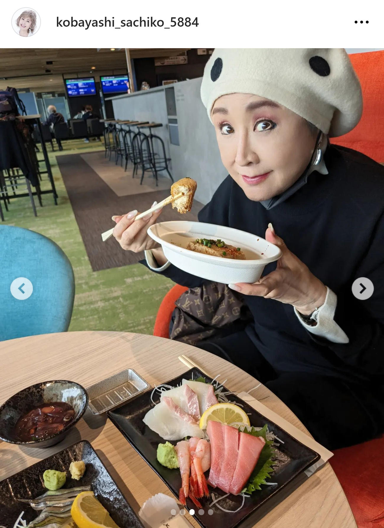 小林幸子のインスタグラムから