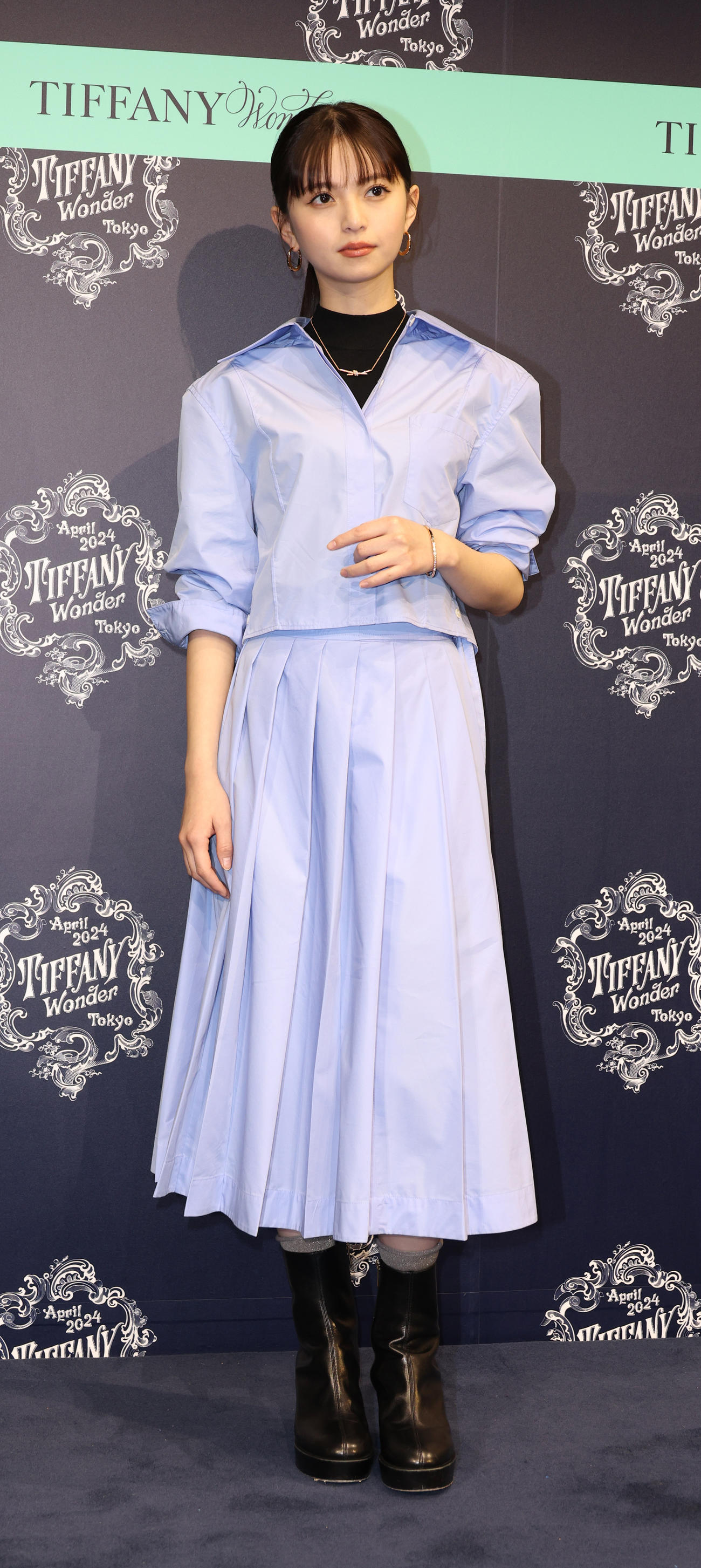 ティファニーのイベントに参加した齋藤飛鳥（撮影・中島郁夫）