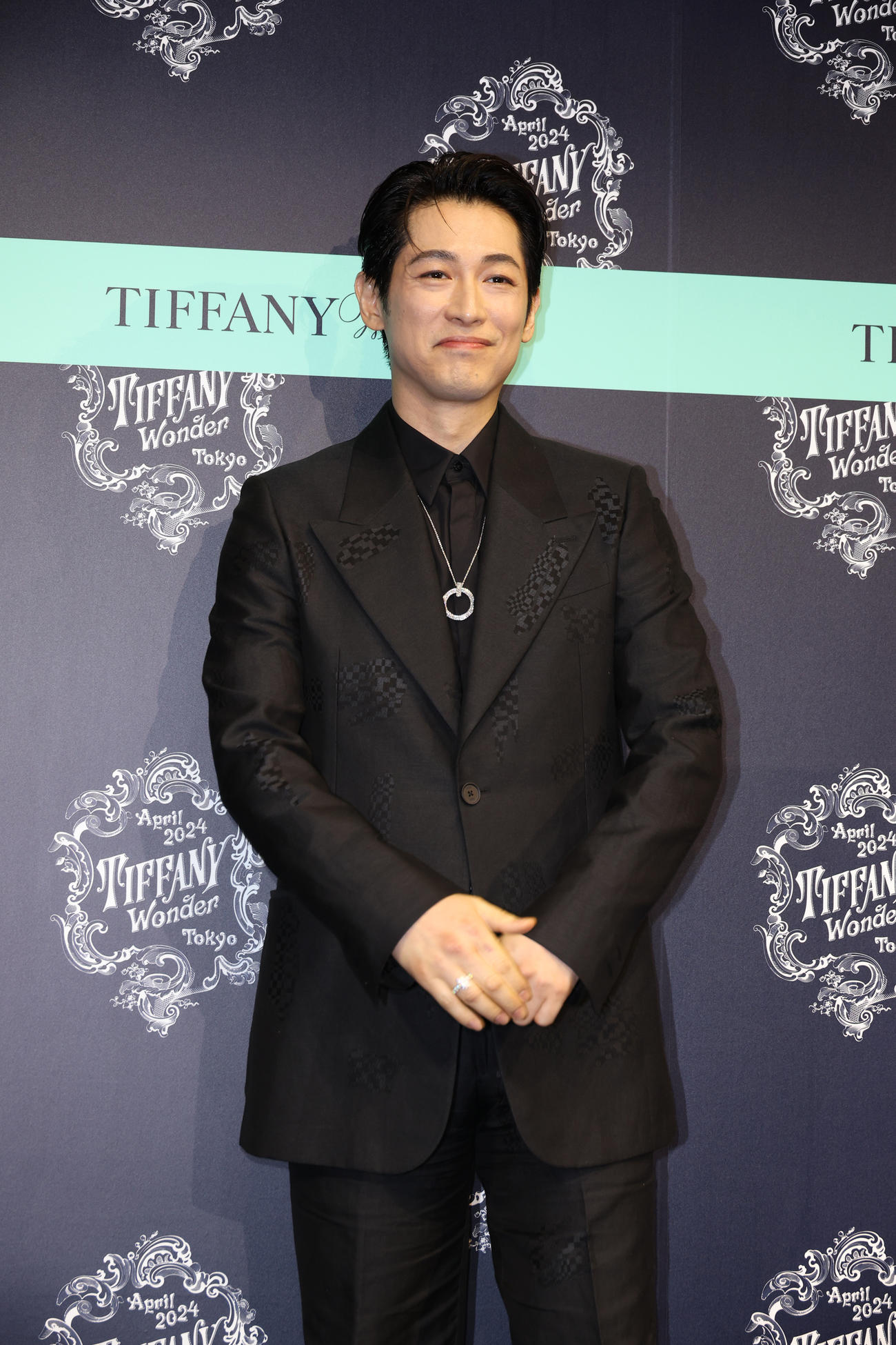 ティファニーのイベントに参加したディーン・フジオカ（撮影・中島郁夫）