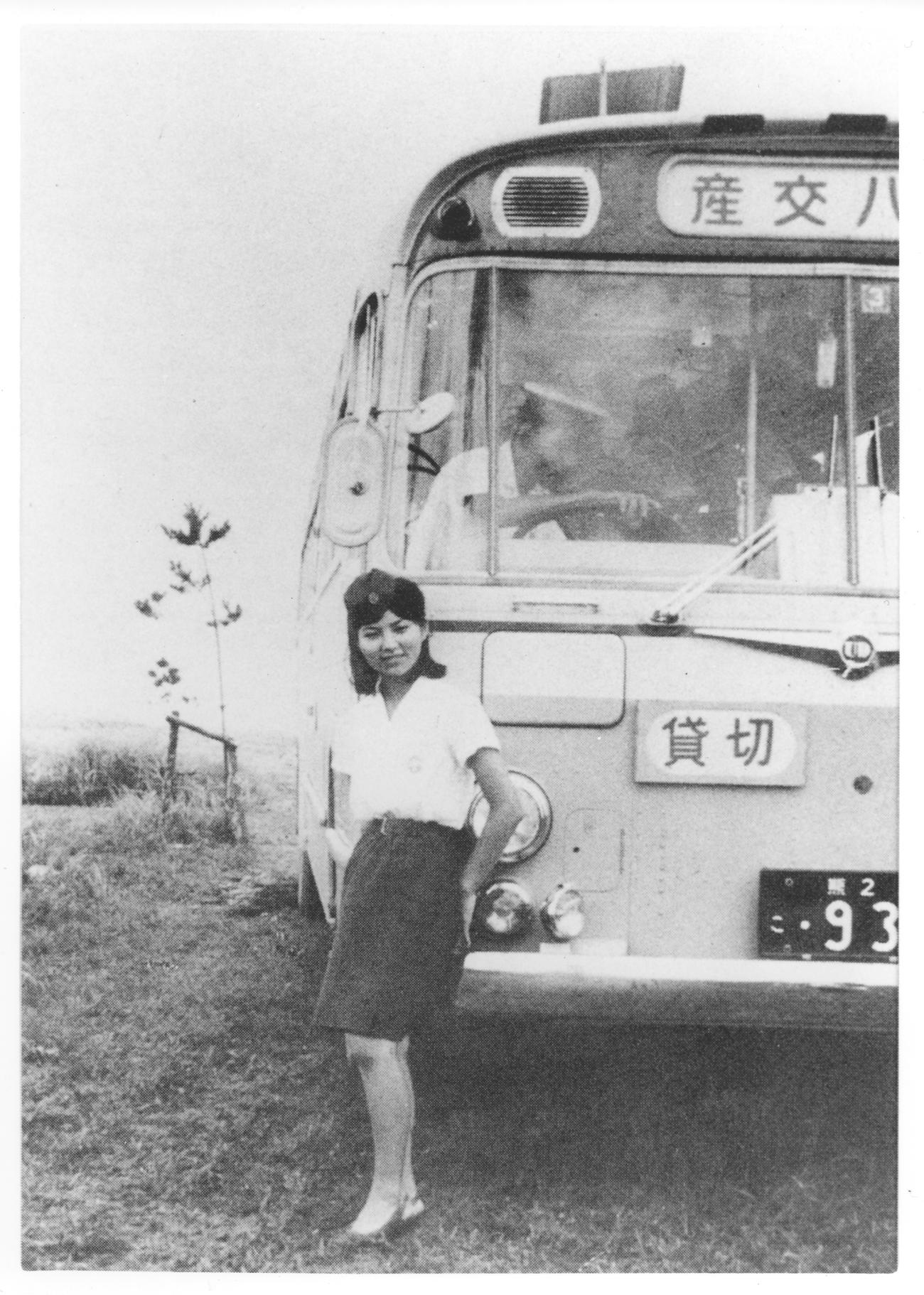 バスガイド時代の八代亜紀さん