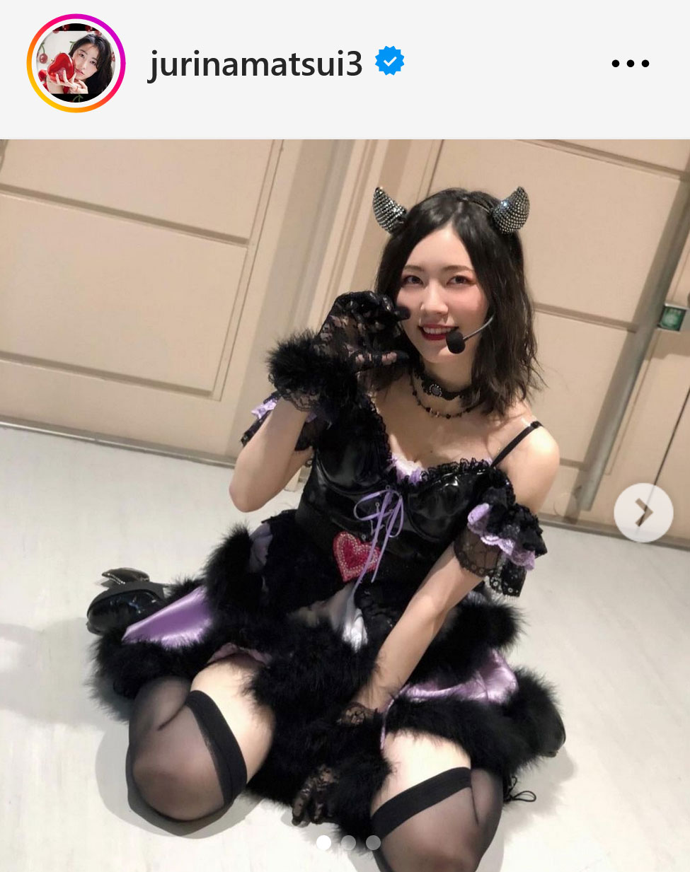 松井珠理奈インスタグラムから