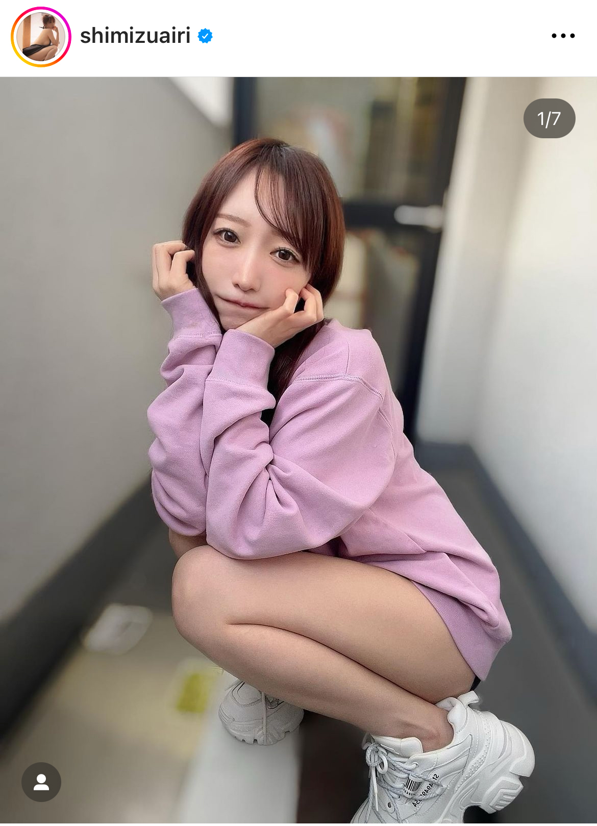 清水あいりのインスタグラムから