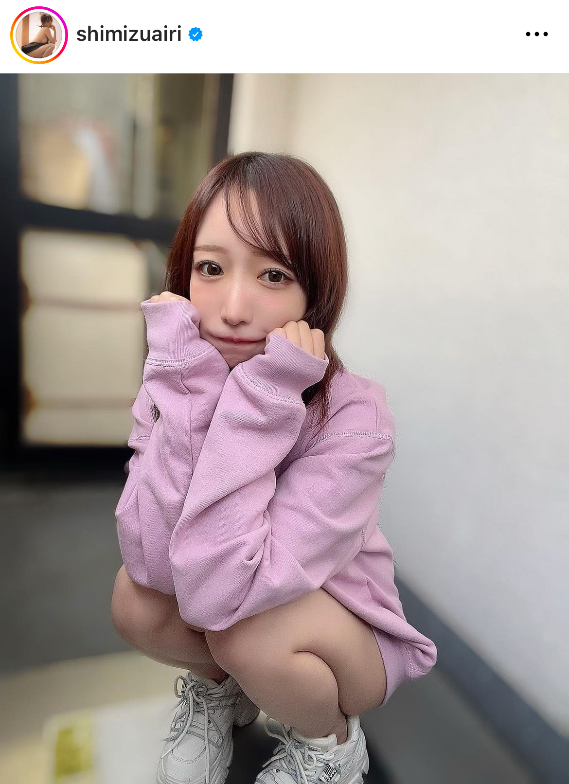 清水あいりのインスタグラムから