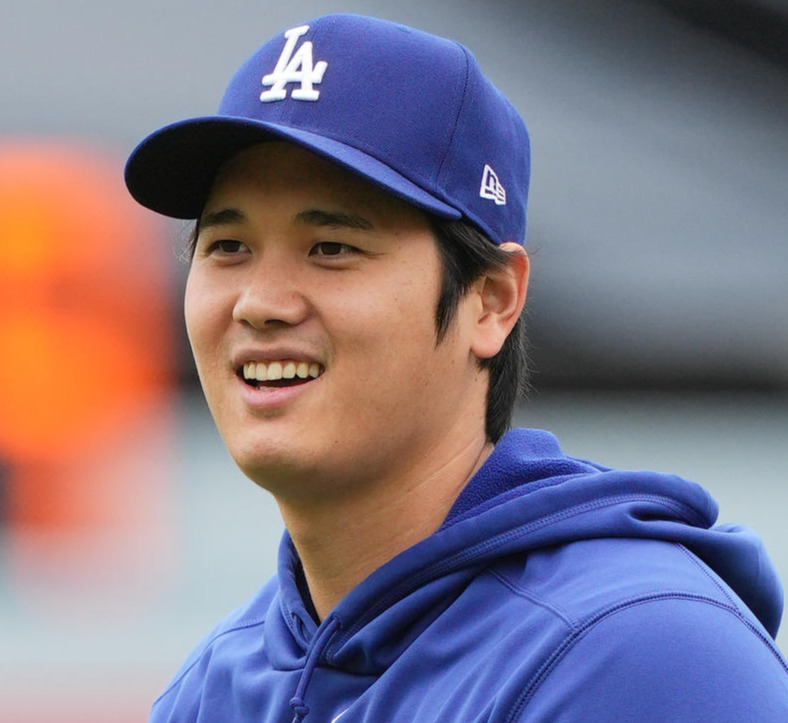 ドジャース大谷翔平（2024年4月12日撮影）