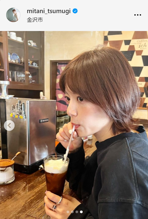 テレビ朝日の三谷紬アナウンサーのインスタグラムから