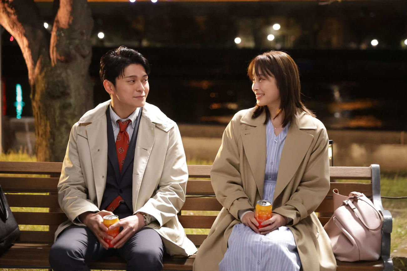 フジテレビ系「366日」に出演する眞栄田郷敦、広瀬アリス（C）フジテレビ