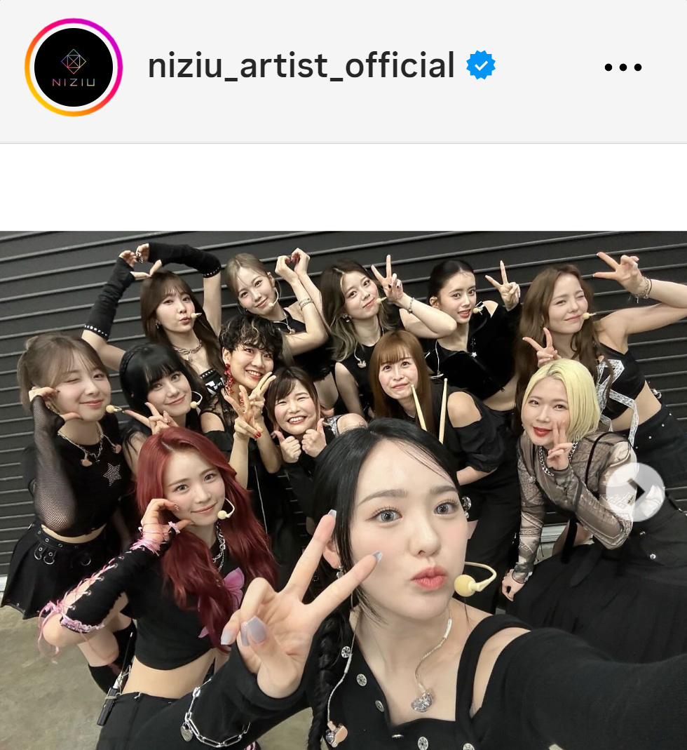 NiziU公式インスタグラムから