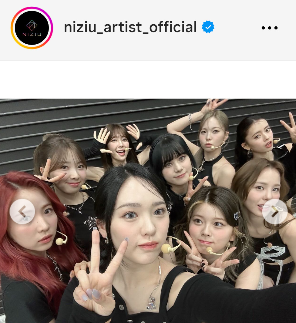 NiziU公式インスタグラムから