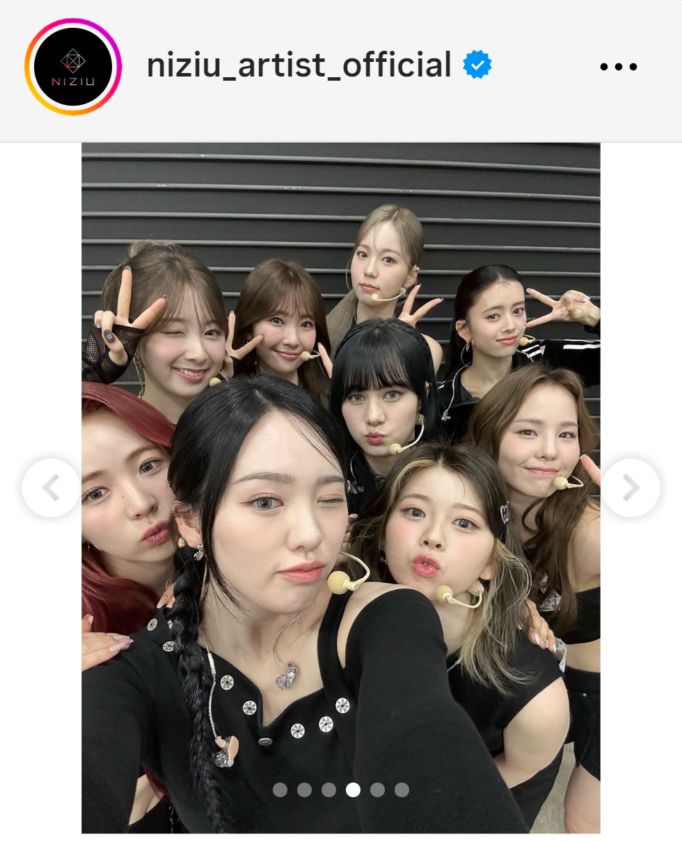 NiziU公式インスタグラムから