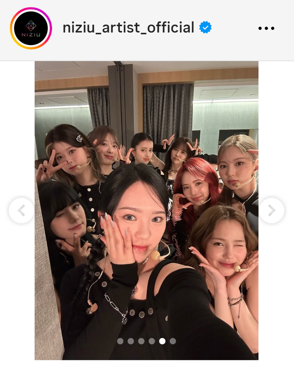 NiziU公式インスタグラムから