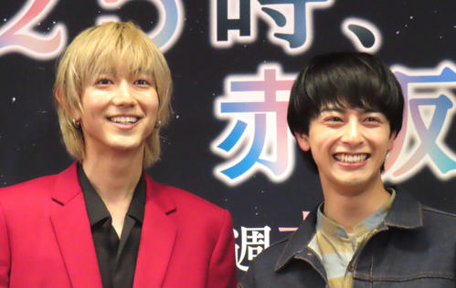 新原泰佑、駒木根葵汰とのキスシーンに「鼓動が高鳴る」ストイック南雲奨馬の食事指導に爆笑
