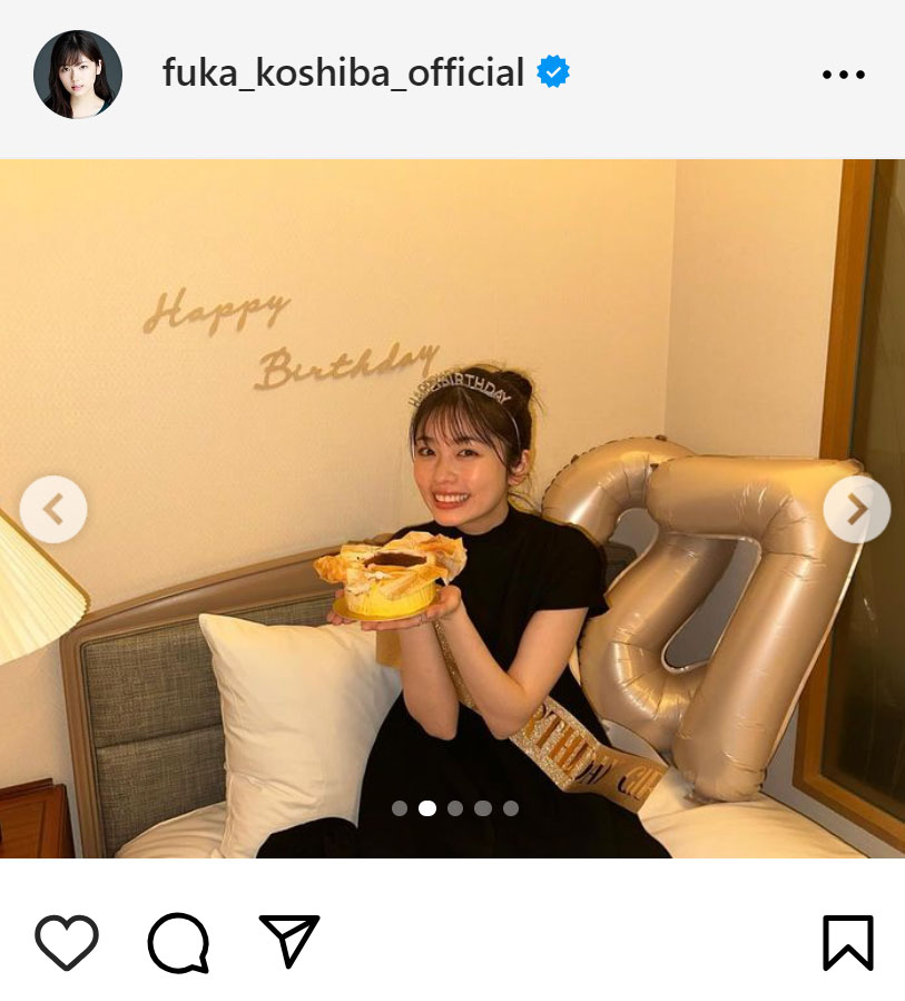 小芝風花のインスタグラムから