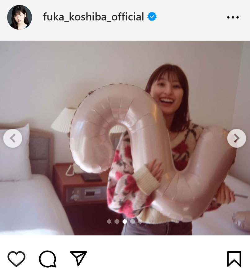 小芝風花のインスタグラムから