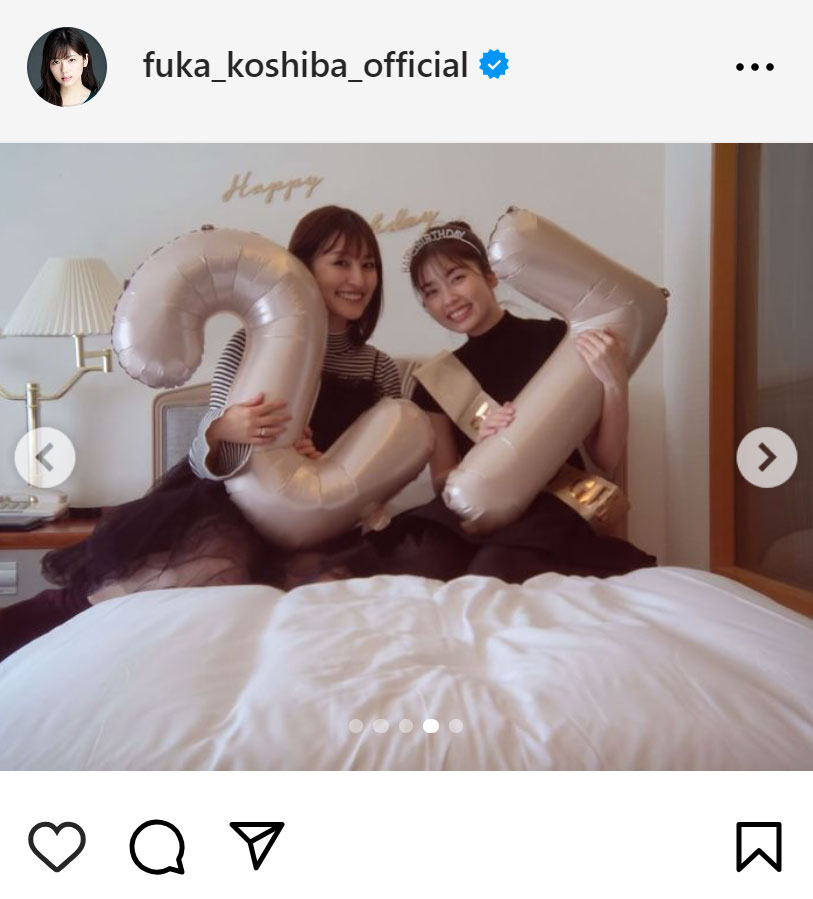 小芝風花のインスタグラムから