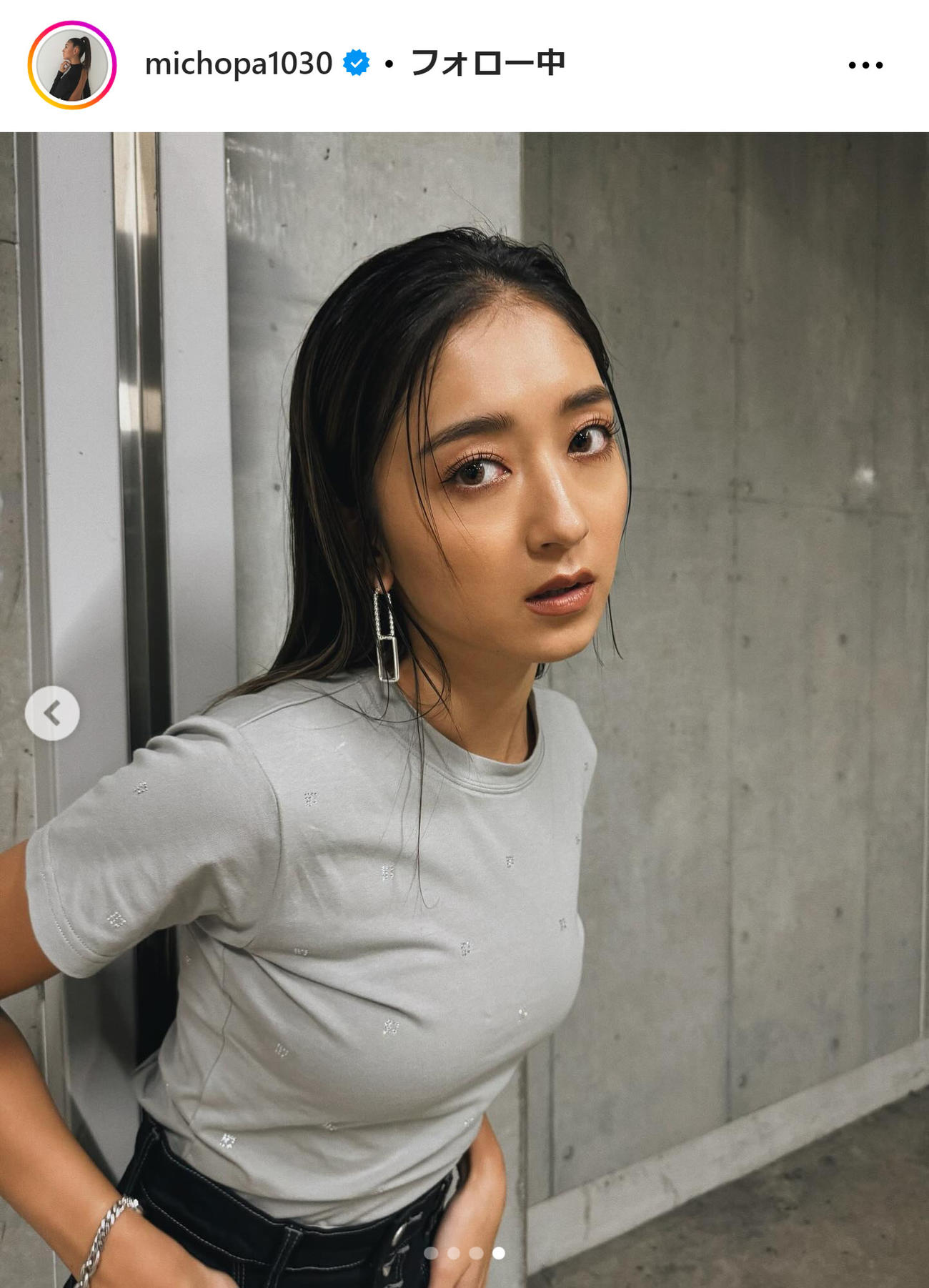みちょぱこと池田美優のインスタグラムから