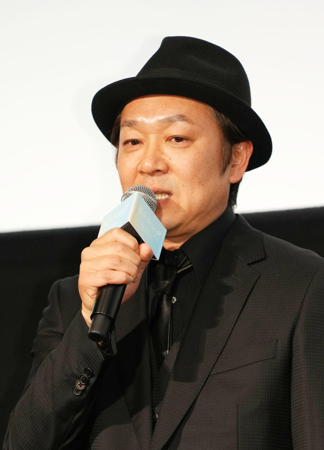 「ミッシング」完成披露試写会に登壇した吉田恵輔監督（撮影・横山健太）