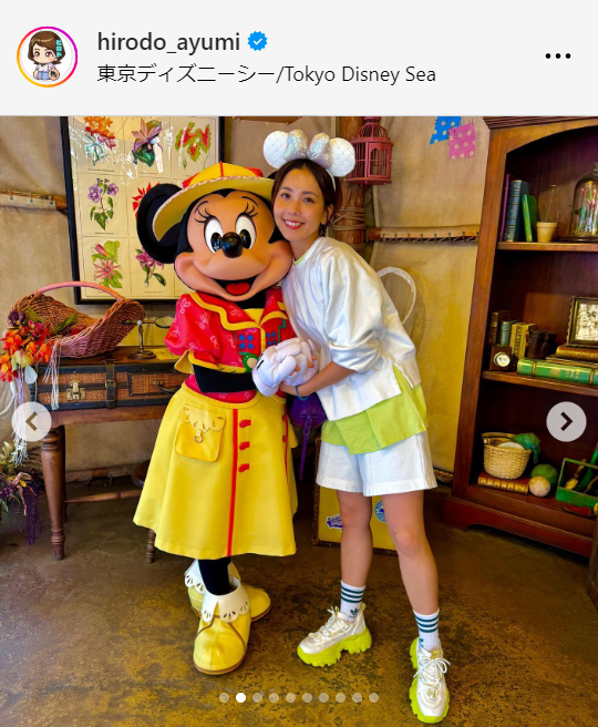ヒロド歩美のインスタグラムから