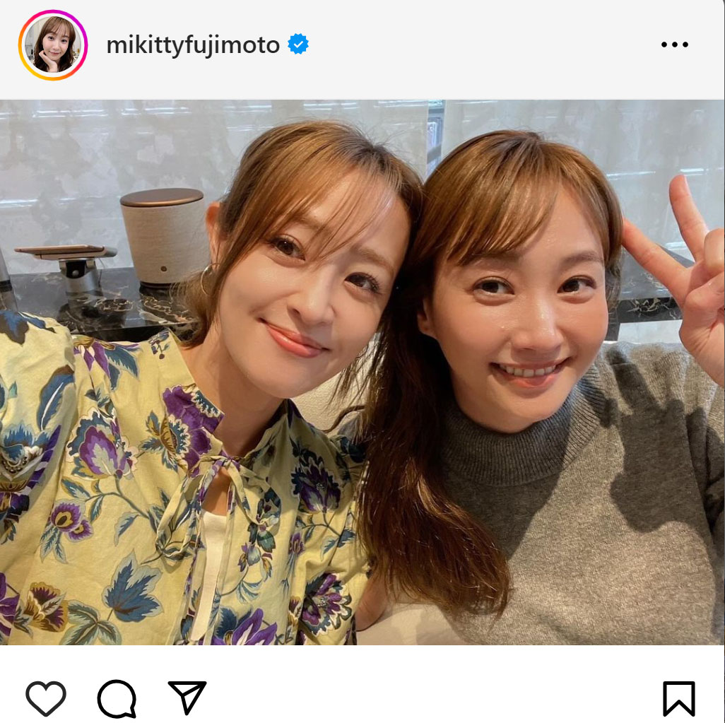藤本美貴のインスタグラムから
