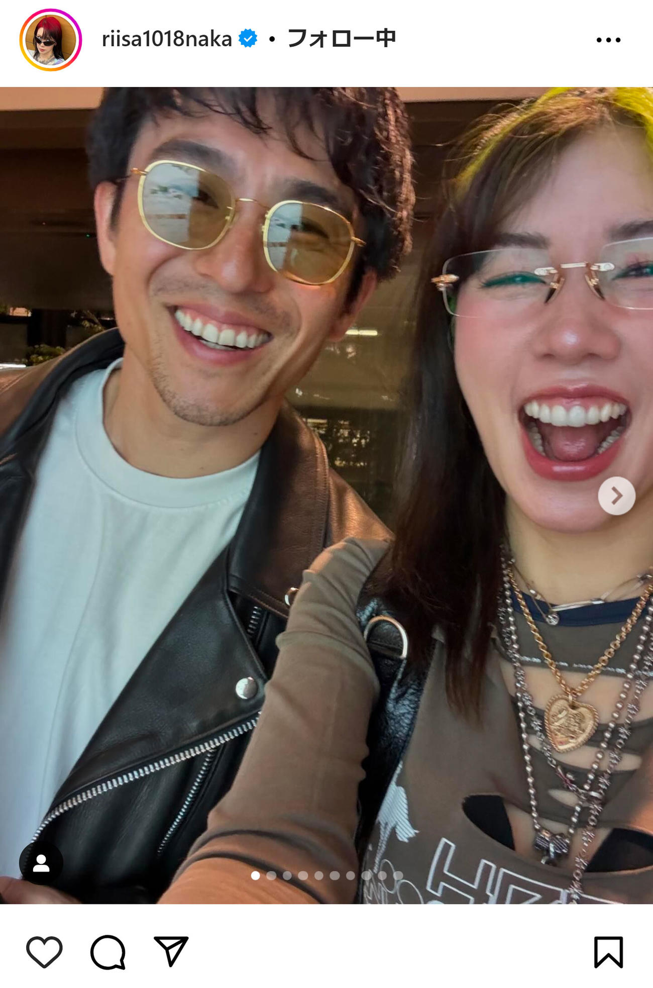 仲里依紗のインスタグラムから