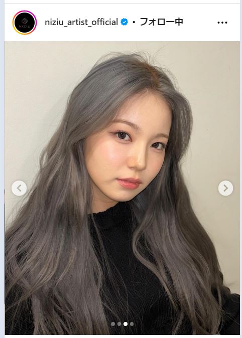 NiziU公式インスタグラムから