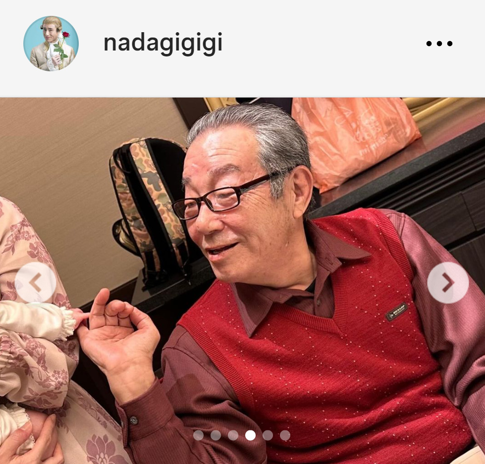 なだぎ武のインスタグラムから