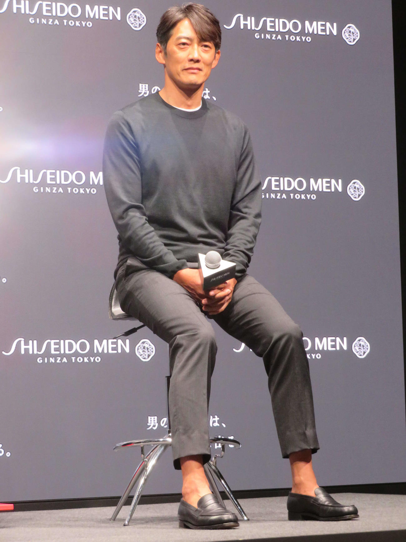 資生堂「SHISEIDO MEN」美容カウンセリングイベントに出席した反町隆史（撮影・村上幸将）
