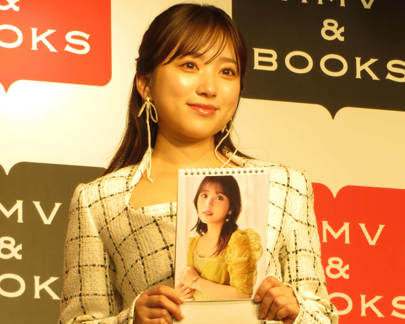 カレンダー発売イベントを行った矢吹奈子