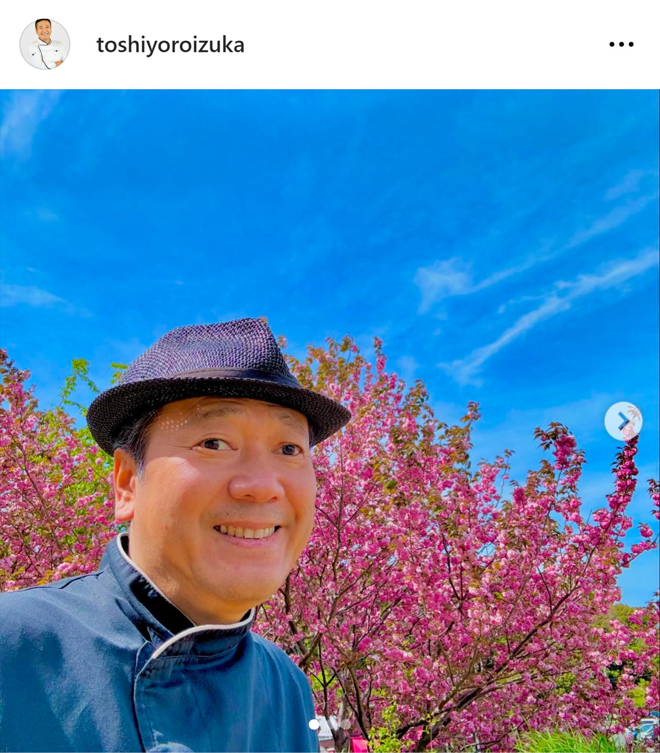 鎧塚俊彦氏のインスタグラムから