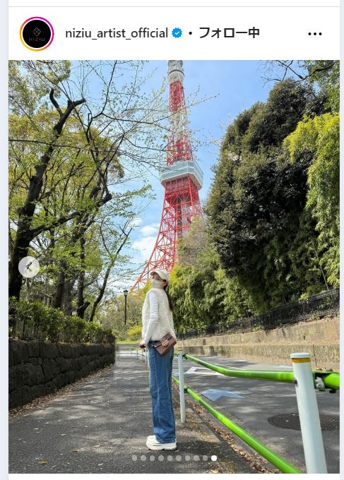 NiziU公式インスタグラムから