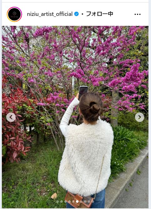 NiziU公式インスタグラムから
