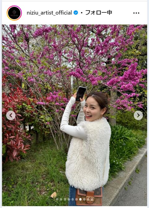 NiziU公式インスタグラムから