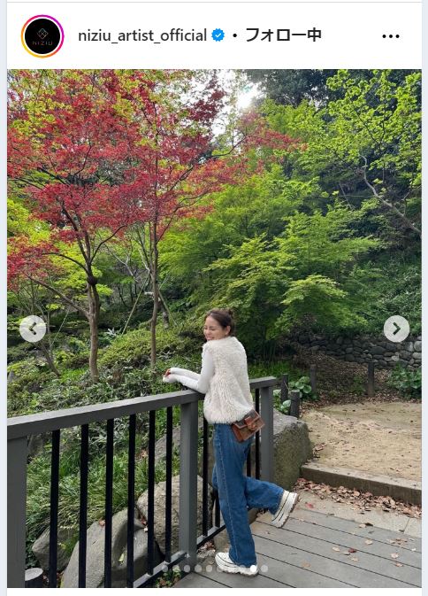 NiziU公式インスタグラムから