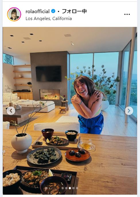 ローラのインスタグラムから