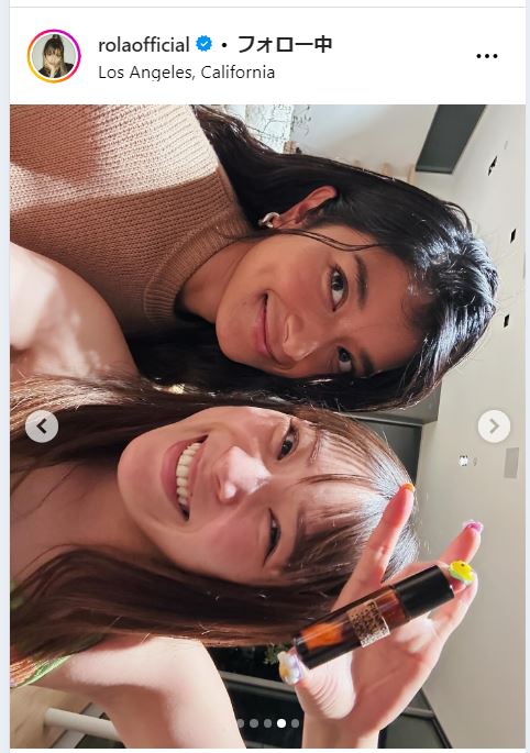 ローラのインスタグラムから