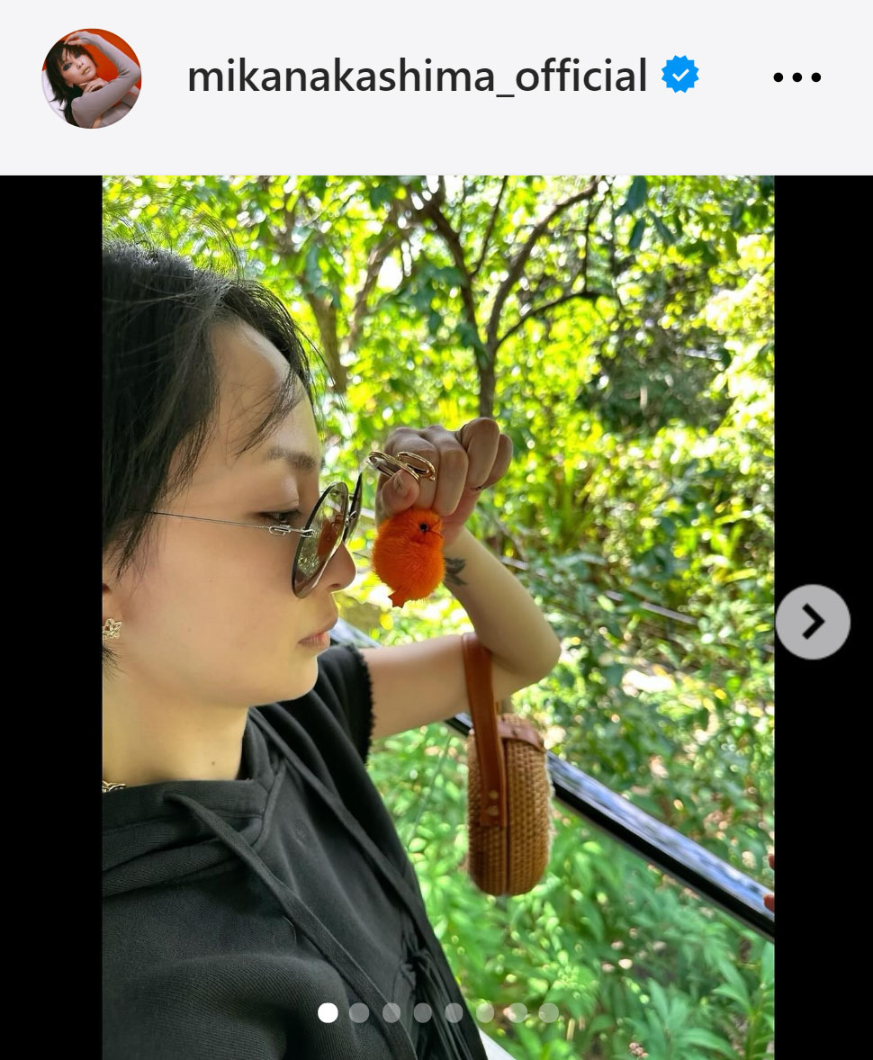 中島美嘉のインスタグラムから