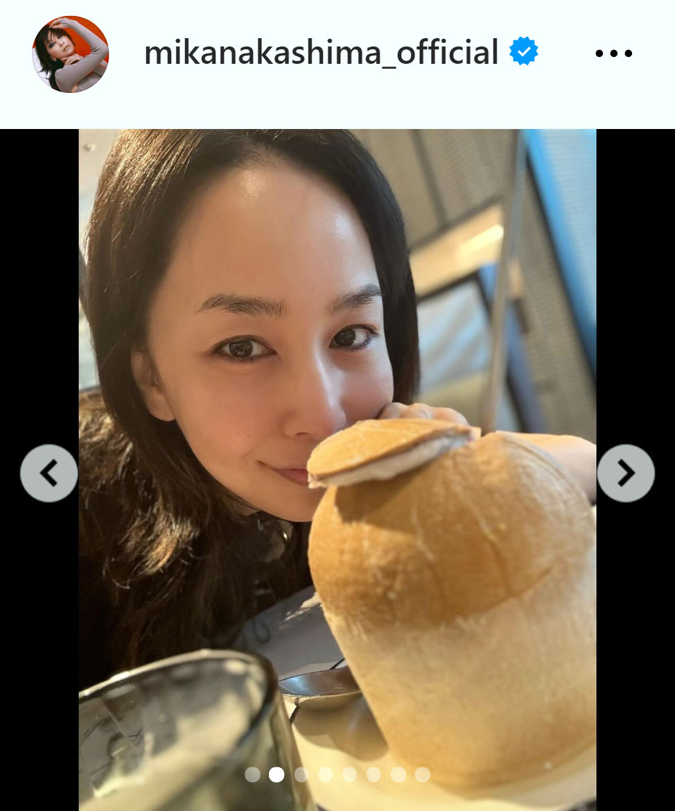 中島美嘉のインスタグラムから