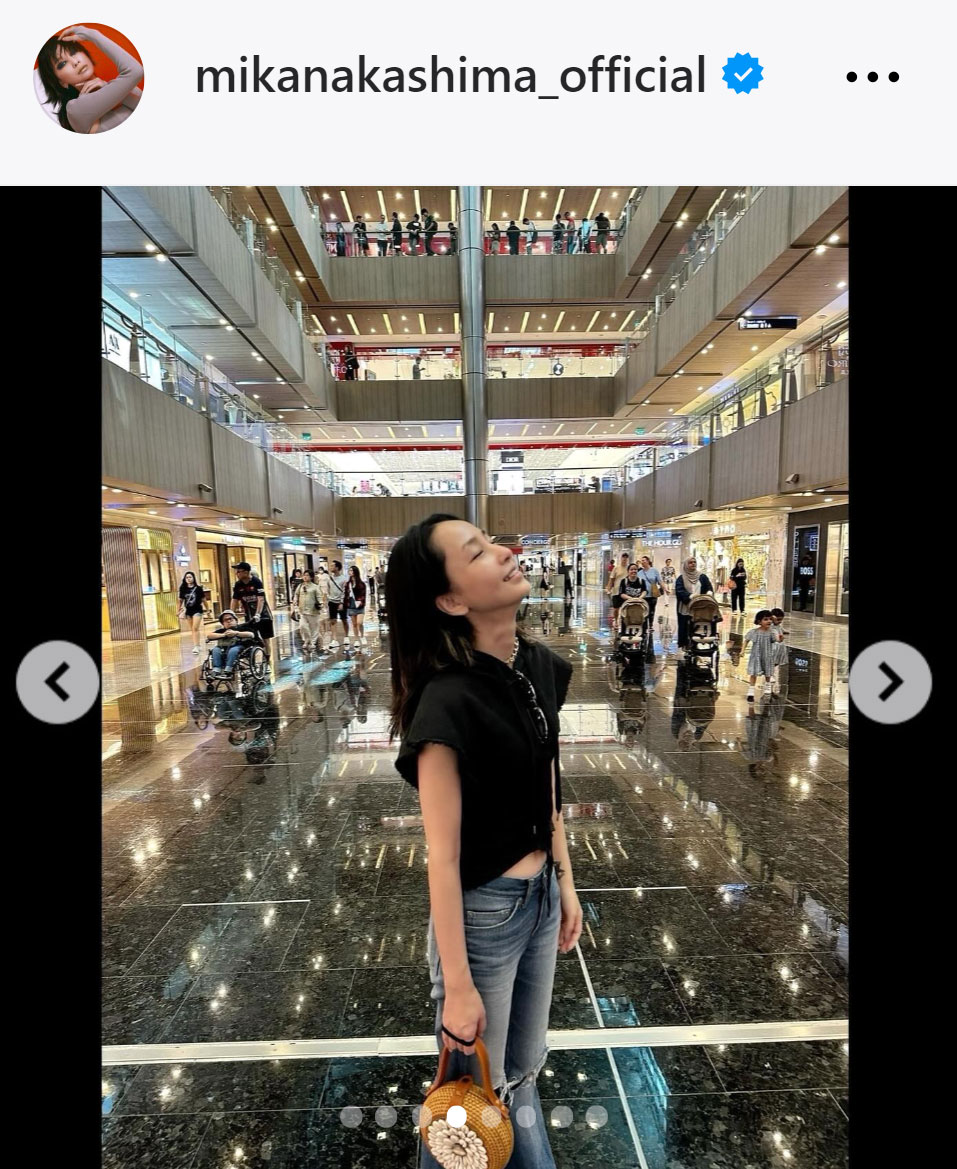 中島美嘉のインスタグラムから