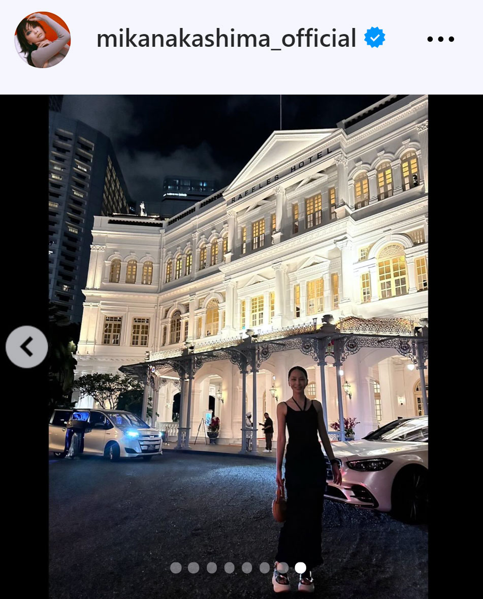 中島美嘉のインスタグラムから