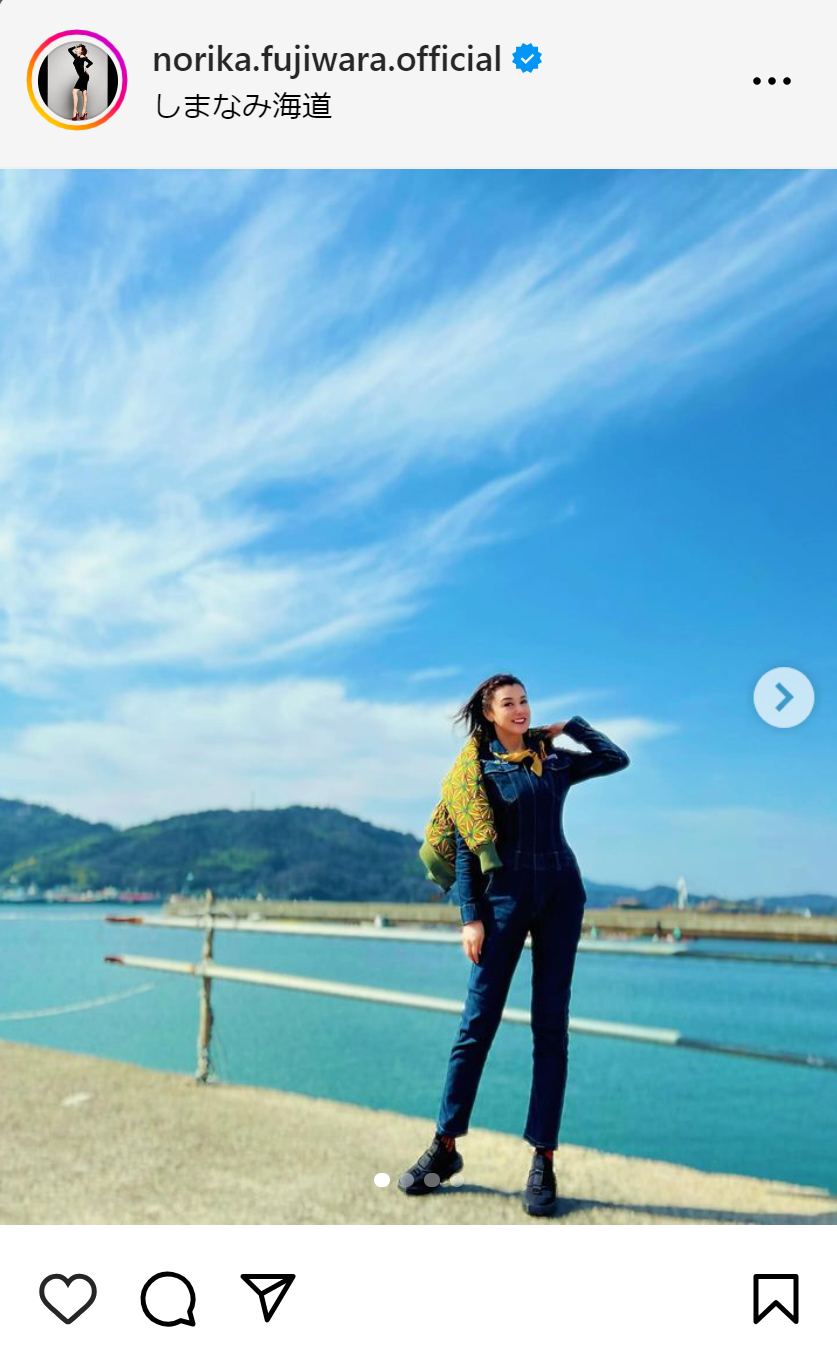 藤原紀香のインスタグラムから