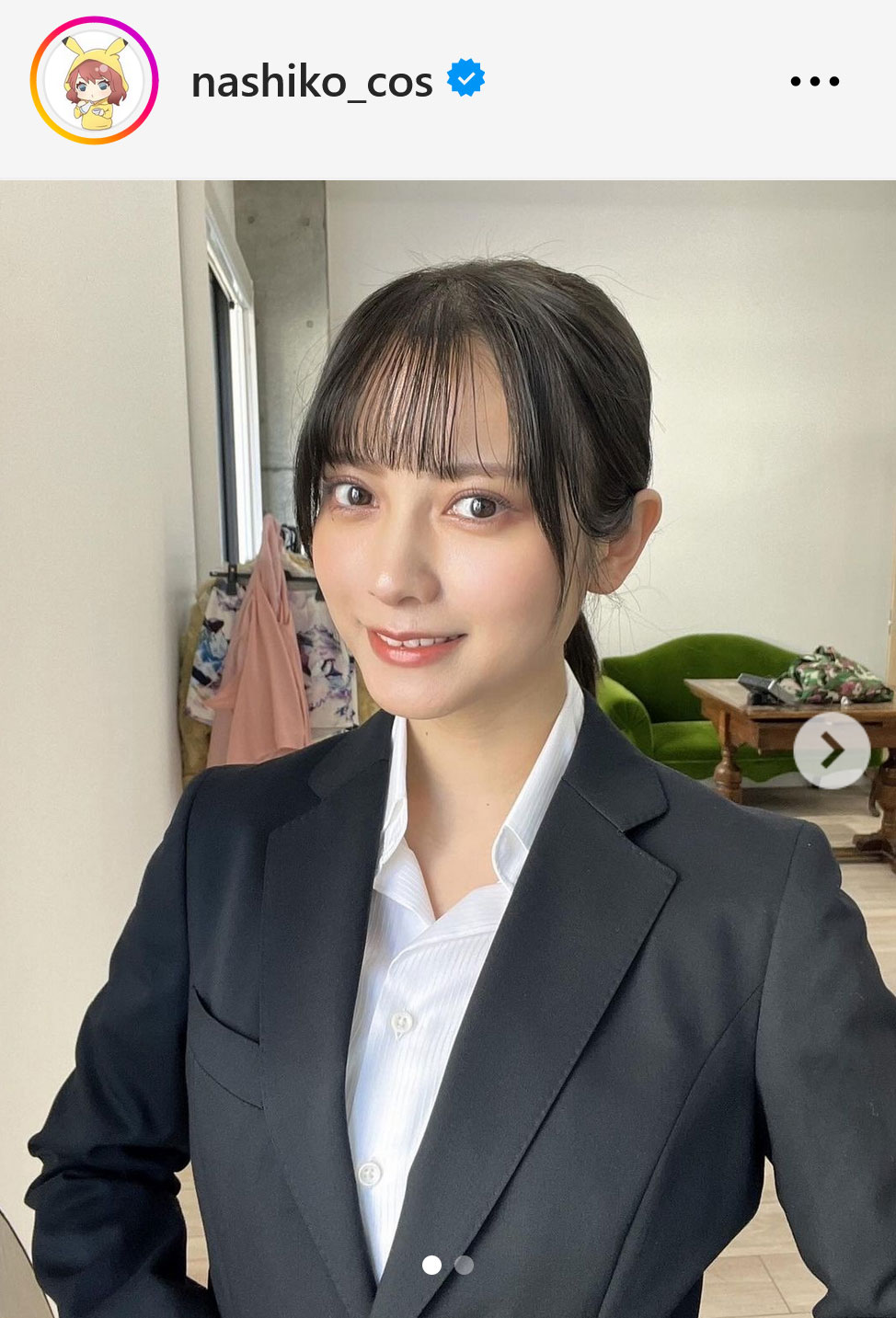 桃月なしこインスタグラムから
