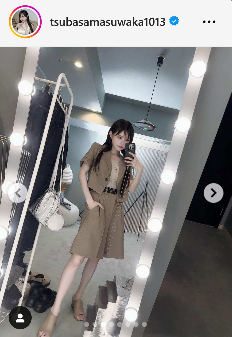 益若つばさインスタグラムから