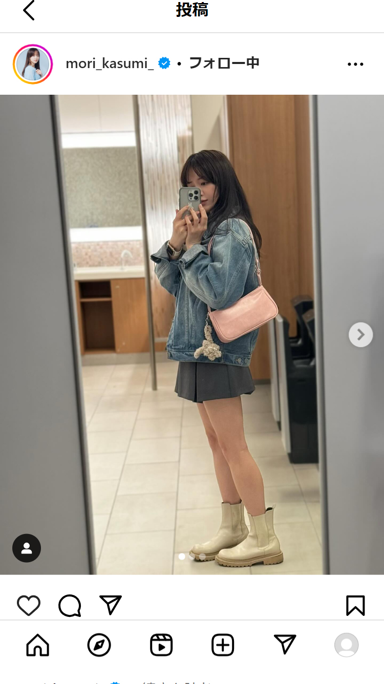 森香澄のインスタグラムから