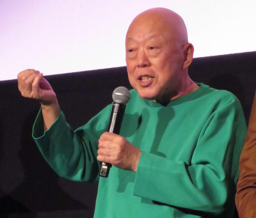 六平直政、長男の詐欺疑惑報道後初の公の場　映画「おいしい給食－」完成披露舞台あいさつ