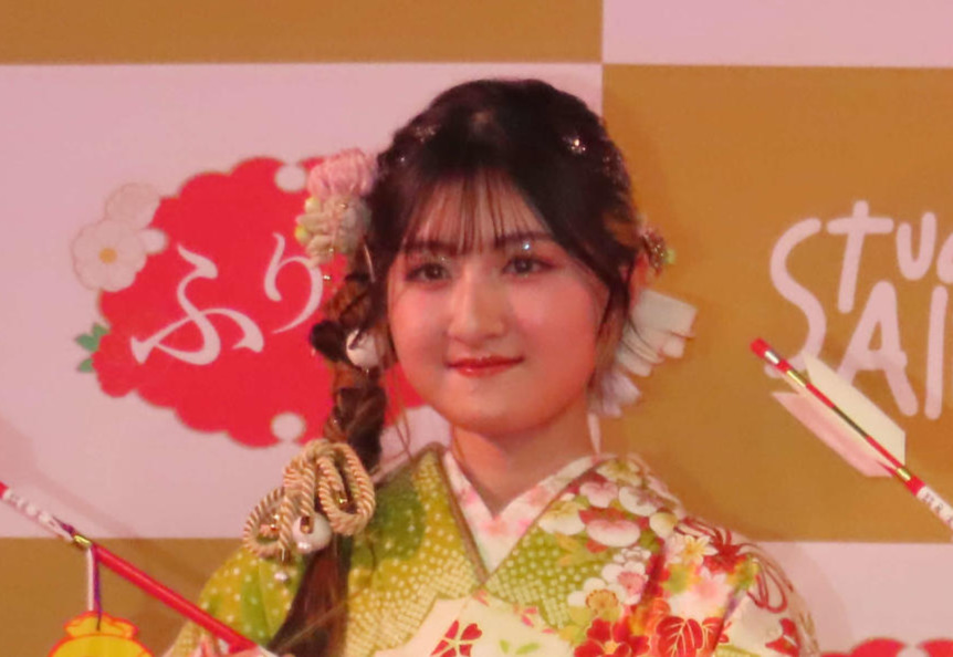 小林星蘭（2024年1月9日撮影）