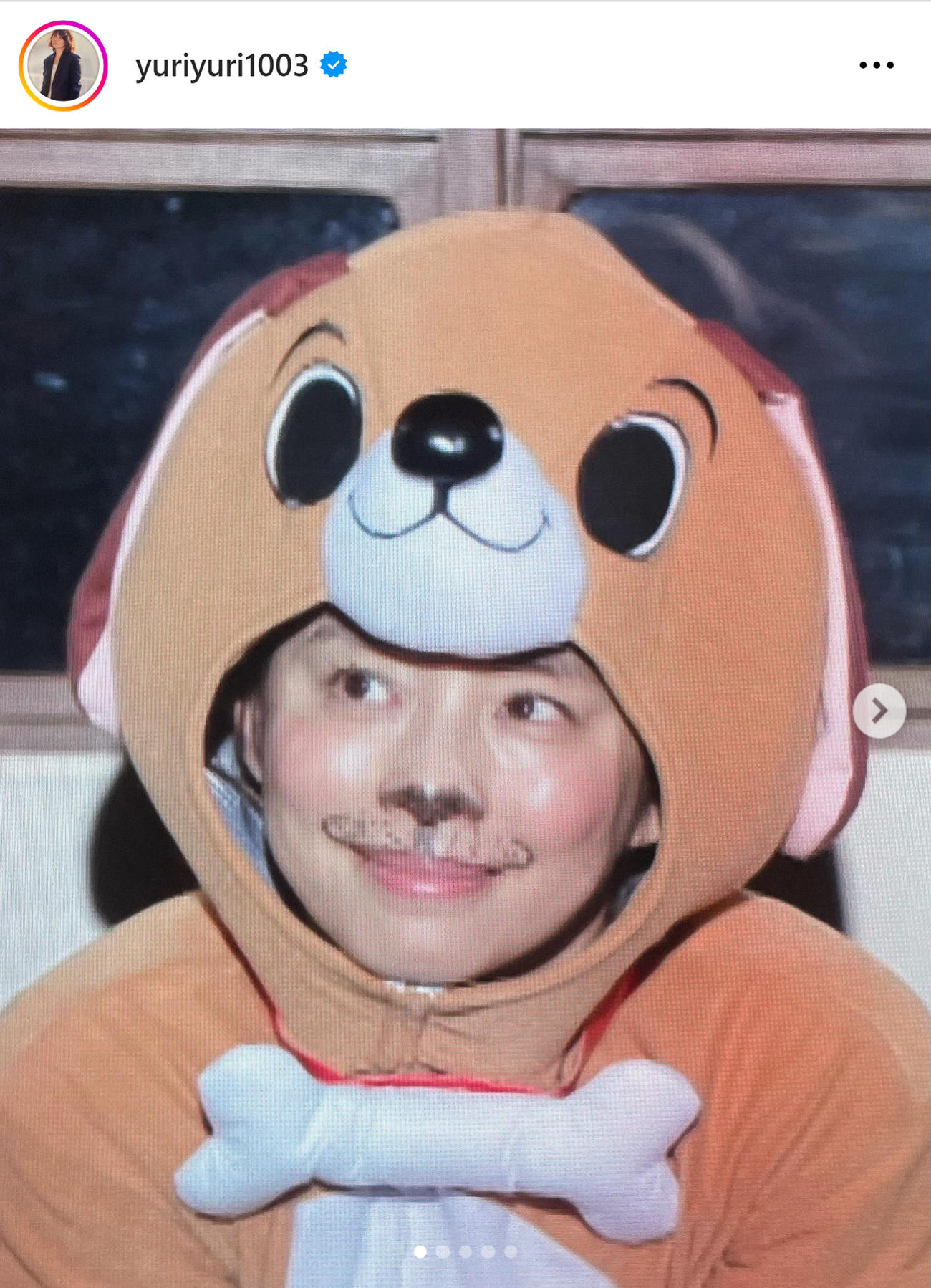 石田ゆり子のインスタグラムから