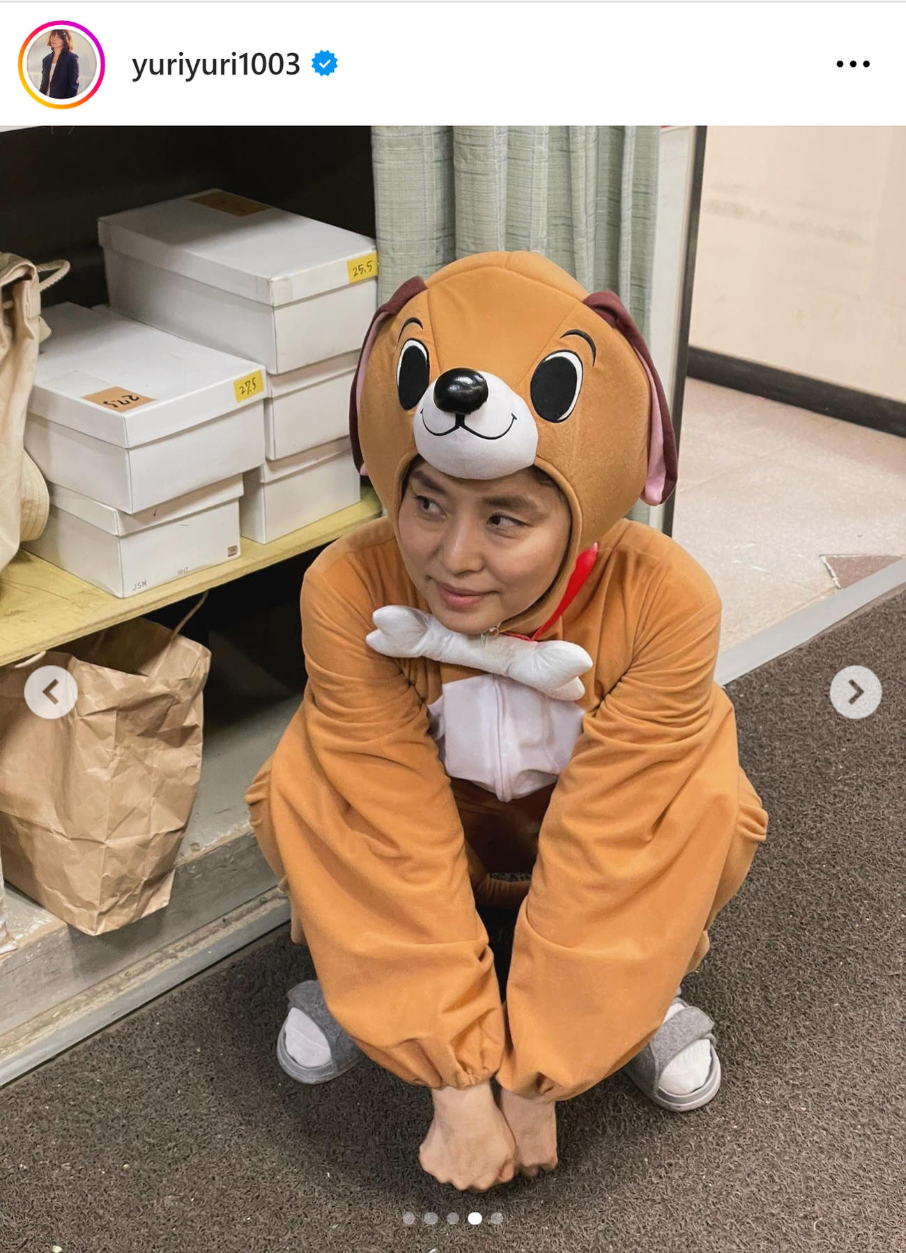 石田ゆり子のインスタグラムから