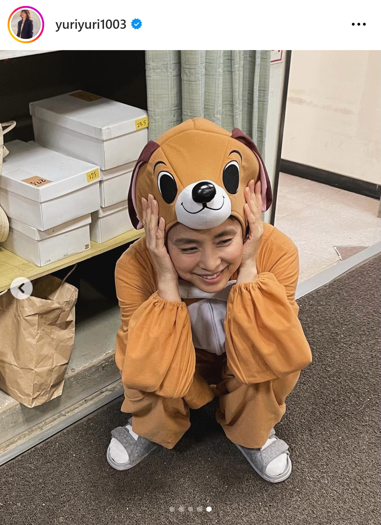 石田ゆり子のインスタグラムから