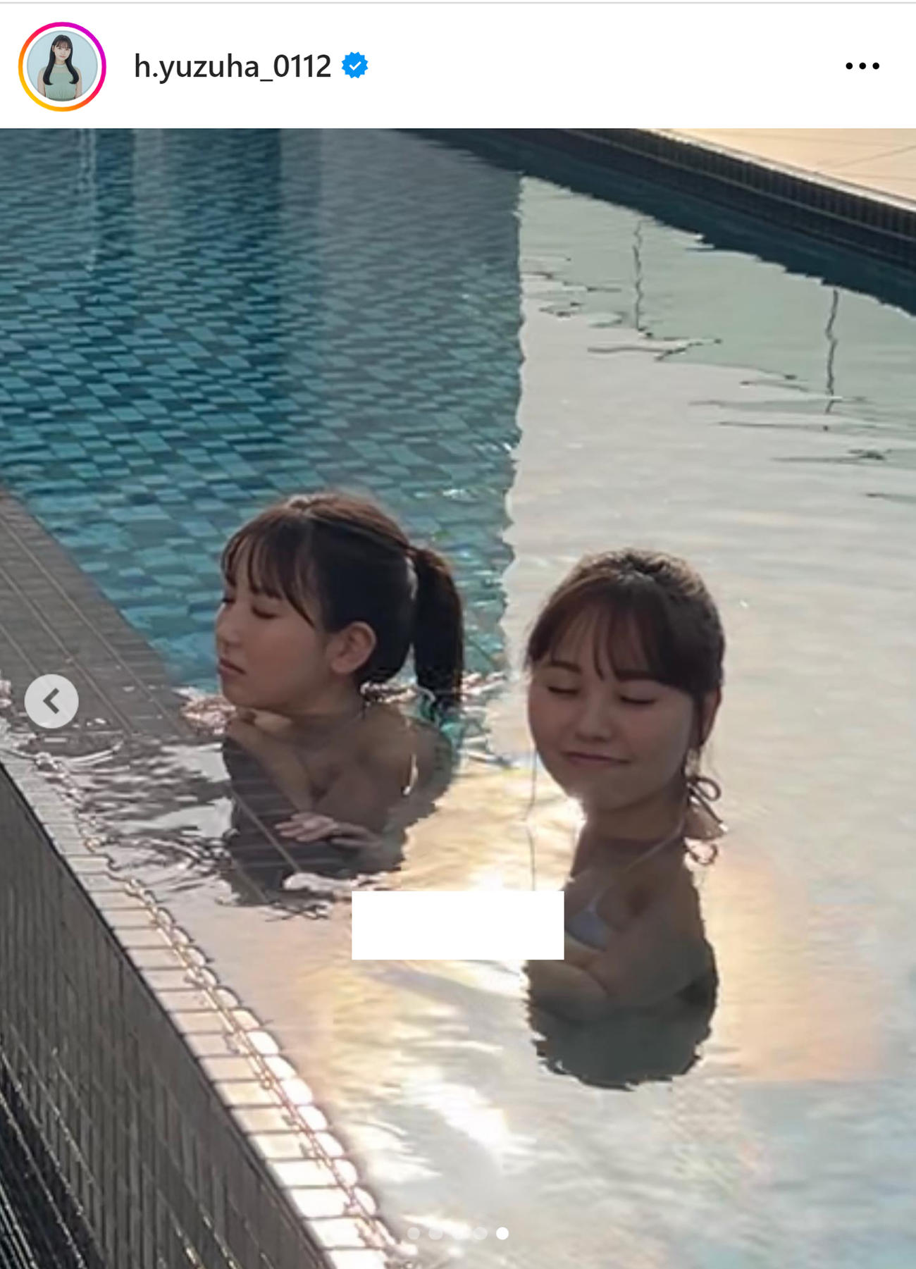 本郷柚巴のインスタグラムから